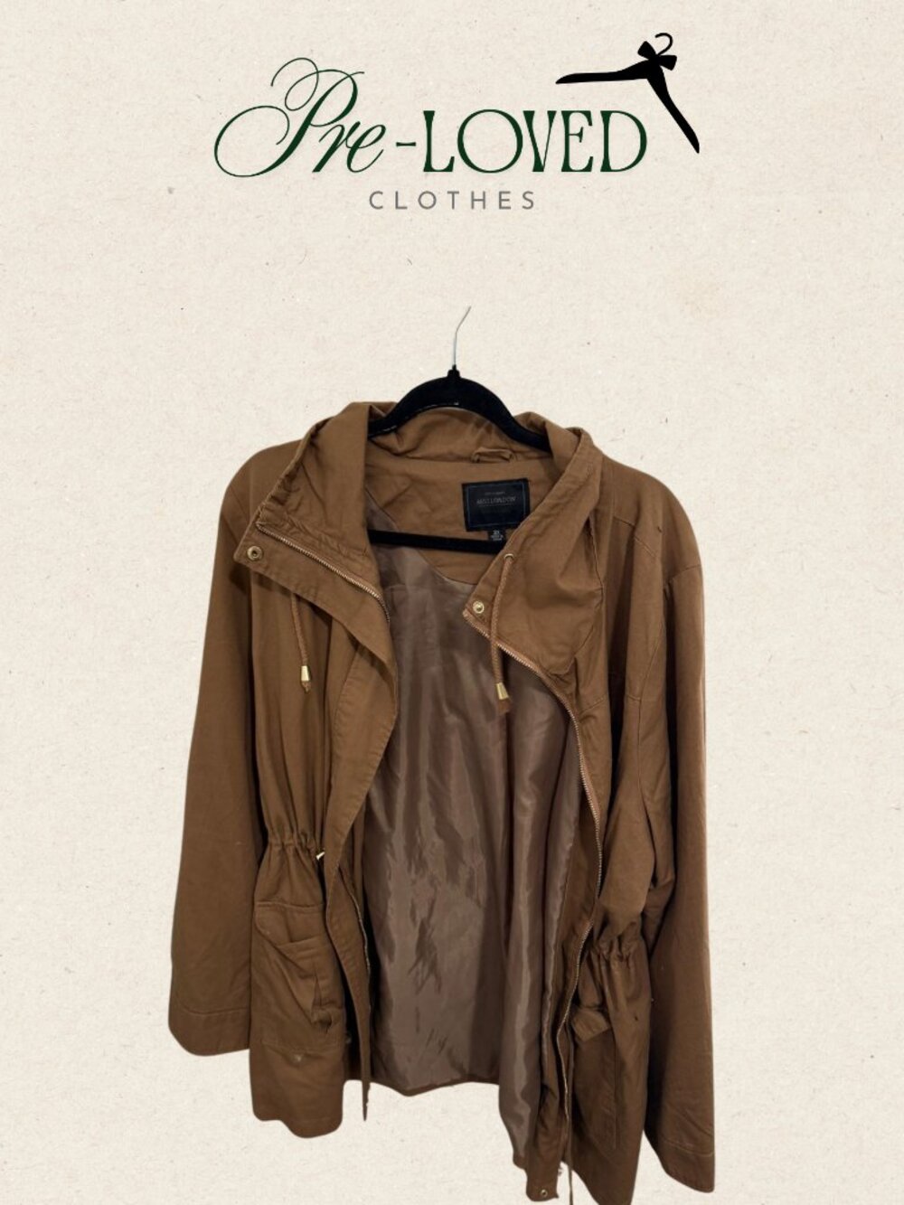 Hooded Utility Anorak Jacket